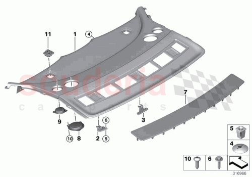Part Diagram for Rolls Royce 51417351813