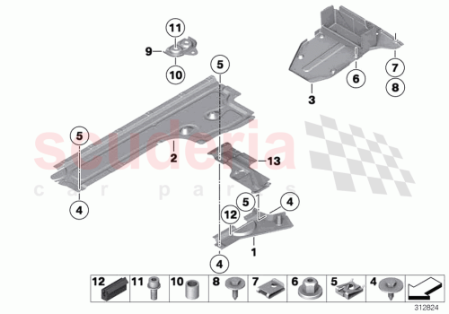 Part Diagram for Rolls Royce 51757301763